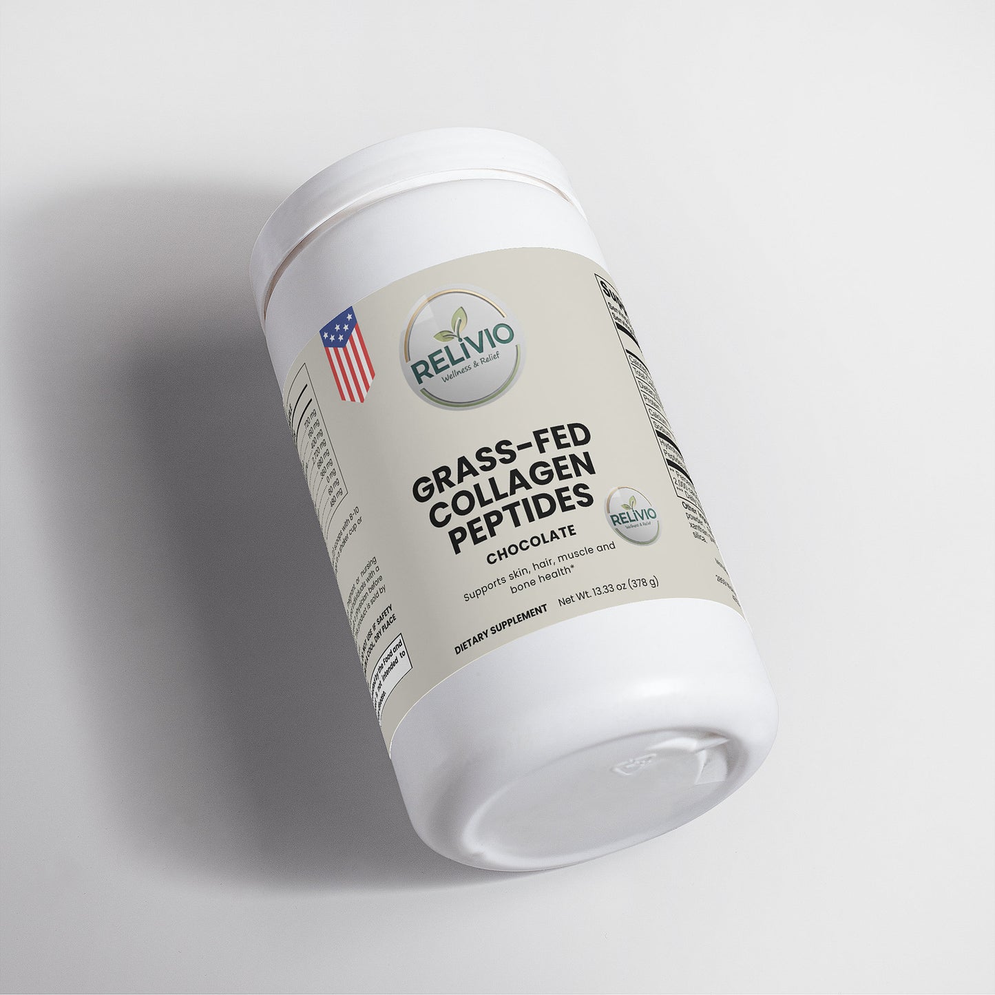 Grass-Fed Collagen Peptides Powder (Chocolate)