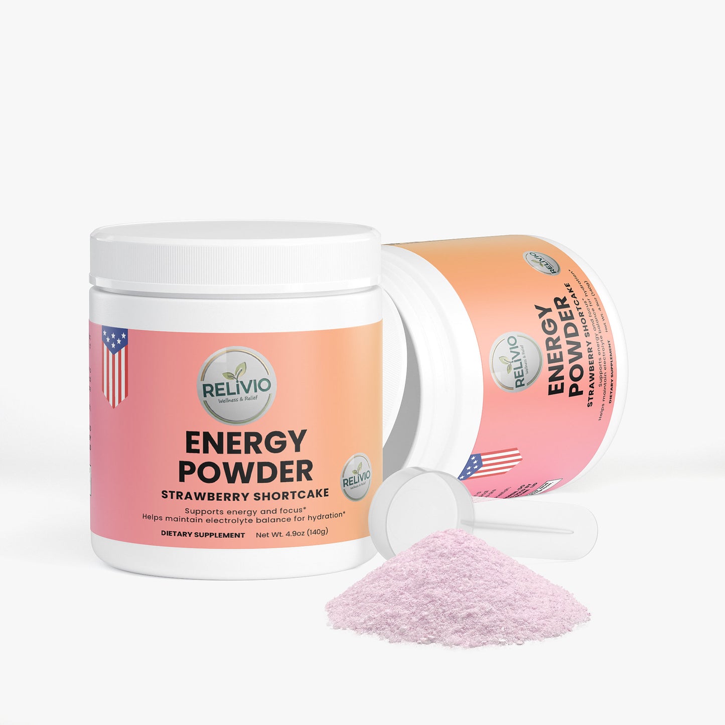 Energy Powder (Strawberry Shortcake)